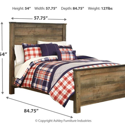 Trinell - Panel Bed