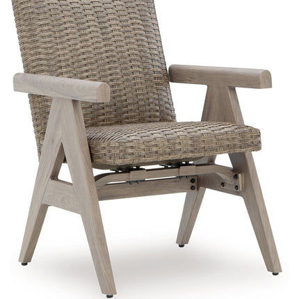 Cliff Trails - Rocking Arm Chair (Set of 2) - Beige