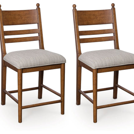 Greddinton - Upholstered Barstool (Set of 2)