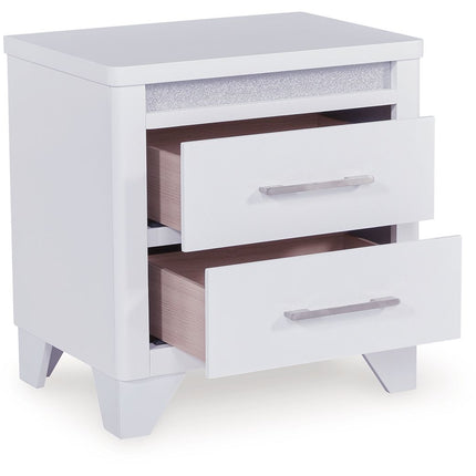 Jarlee - Two Drawer Night Stand - White
