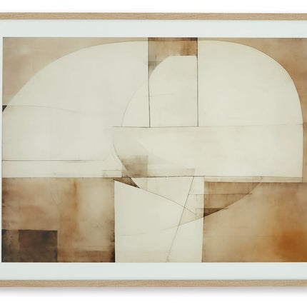 Corlain - Wall Art - Brown / Tan / White