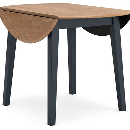 Gesthaven - Round Dining Room Drop Leaf Table Set