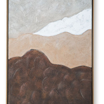 Fanthorne - Wall Art - Tan / Brown / White