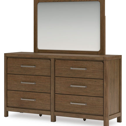 Cabalynn - Dresser And Mirror - Light Brown