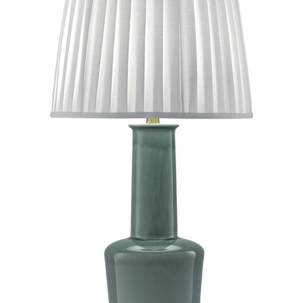 Webbington - Ceramic Table Lamp - Teal / Gold Finish