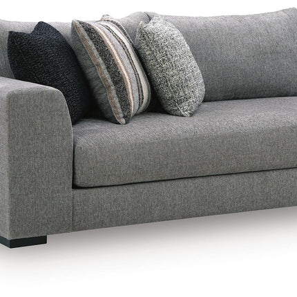 Creston Heights - LAF Corner Chaise - Smolder