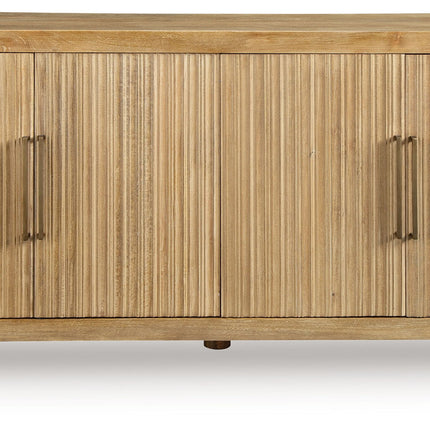 Niam - Accent Cabinet - Light Antique Beige