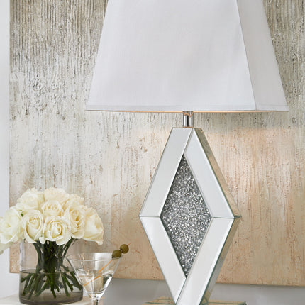 Prunella - Mirror Table Lamp  - Silver Finish