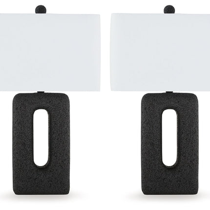 Wimmings - Poly Table Lamp (Set of 2) - Black