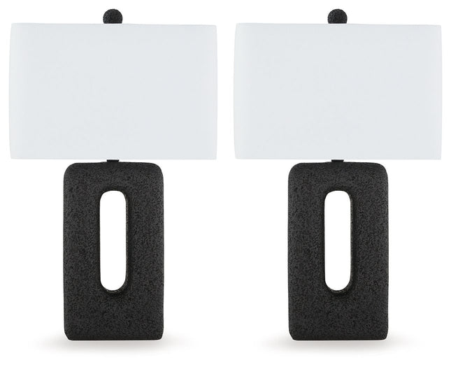 Wimmings - Poly Table Lamp (Set of 2) - Black