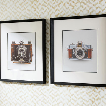 Dirkgrove - Wall Art Set (Set of 2) - Black / White / Brown