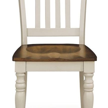 Wirloni - Dining Room Side Chair (Set of 2) - Antique White / Brown