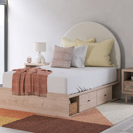 Arloster - Upholstered Panel Bed