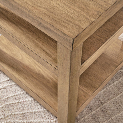 Wittenmyer - Rectangular End Table - Natural / Black