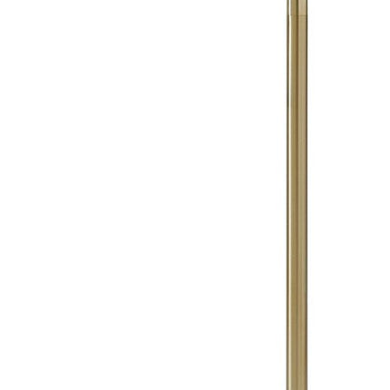 Santiford - Metal Floor Lamp - Gold Finish / White