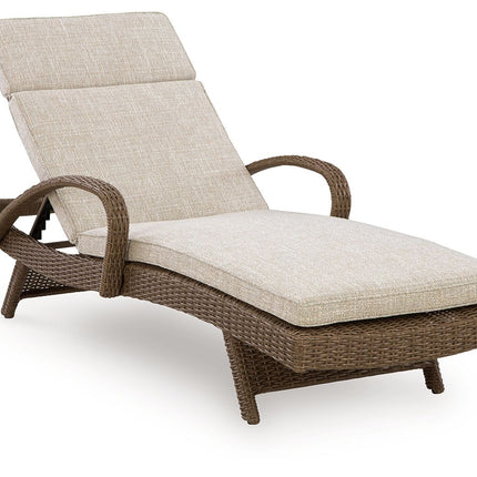 Laguna Heights - Chaise Lounge With Cushion - Beige