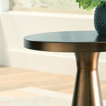 Budington - Accent Table - Light Bronze Finish