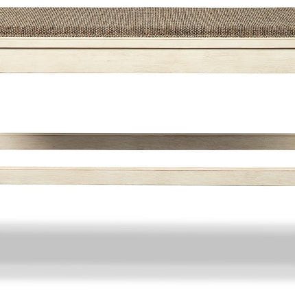 Bolanburg - DBL Counter UPH Bench  - Beige