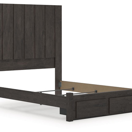 Fraluna - Panel Storage Bed