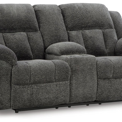 Frohn - Dbl Reclining Loveseat With Console