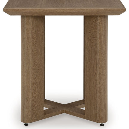 Serene Bay - Square End Table - Dark Brown