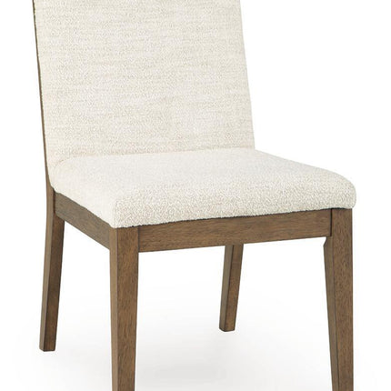 Marxmore - Dining Upholstered Side Chair (Set of 2) - Beige / Brown