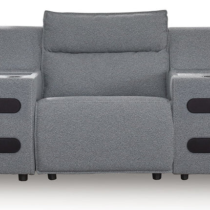 Modmax II - Reclining Sectional - Salt And Pepper