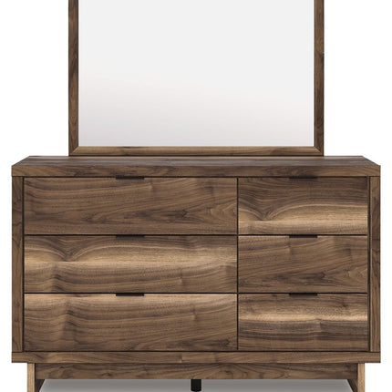 Chirason - Dresser And Mirror - Brown
