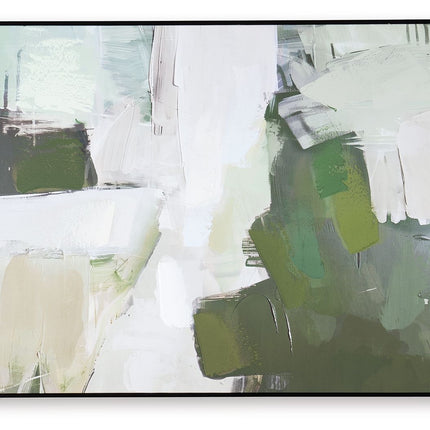 Vinick - Wall Art - Green / Gray / White