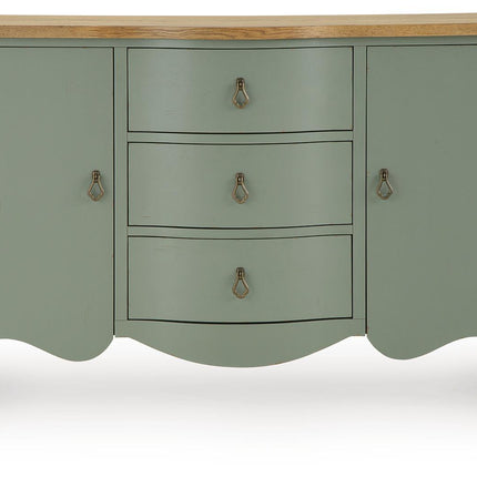 Actonville - Accent Cabinet - Antique Green
