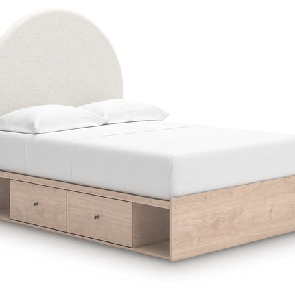 Arloster - Upholstered Panel Bed