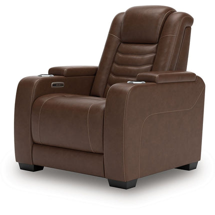 High Impact - Power Recliner / Adj Headrest - Tobacco
