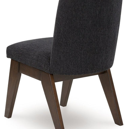 Dilenno - Dining Upholstered Side Chair (Set of 2) - Dark Brown