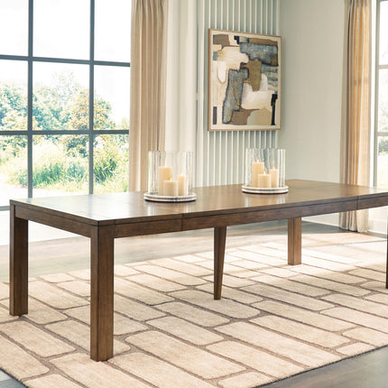 Marxmore - Rectangular Dining Room Butterfly Extension Table - Brown
