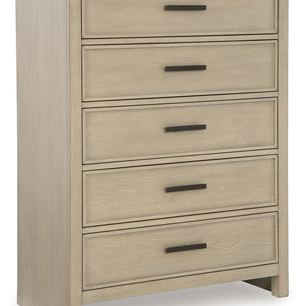 Calmoro - Five Drawer Chest - Gray