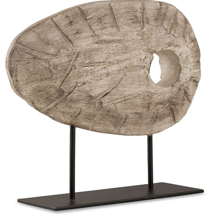 Dashburn - Sculpture - Antique White / Black