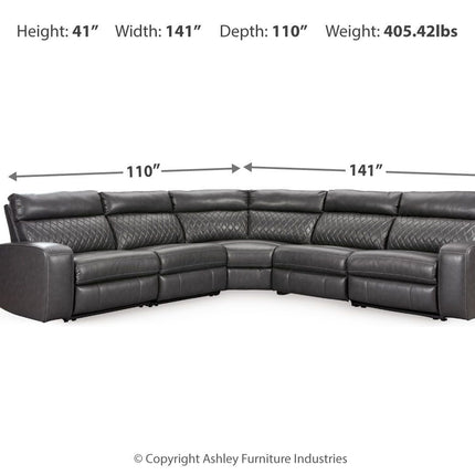 Samperstone - Power Reclining Sectional