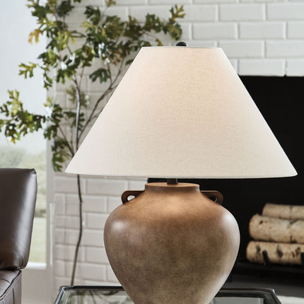 Ferrilby - Poly Table Lamp - Antique Beige