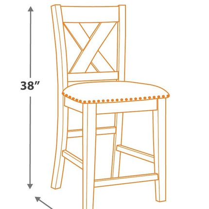 Caitbrook - Rectangular Counter Table Set