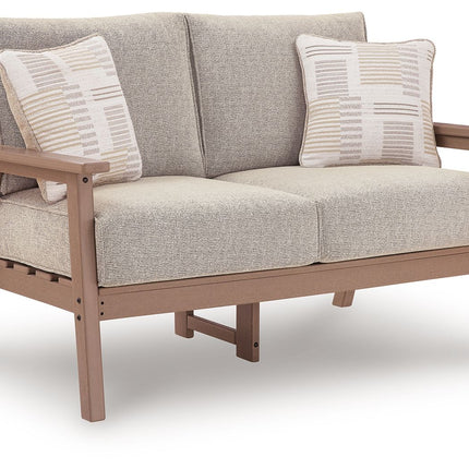 Grover Beach - Loveseat With Cushion - Driftwood