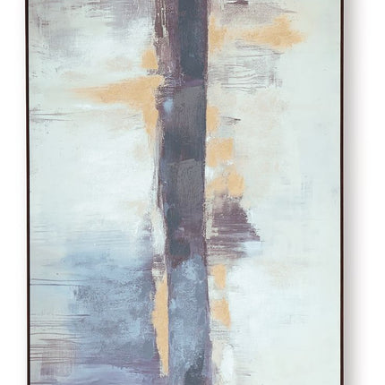 Gatesford - Wall Art - Blue / White / Tan