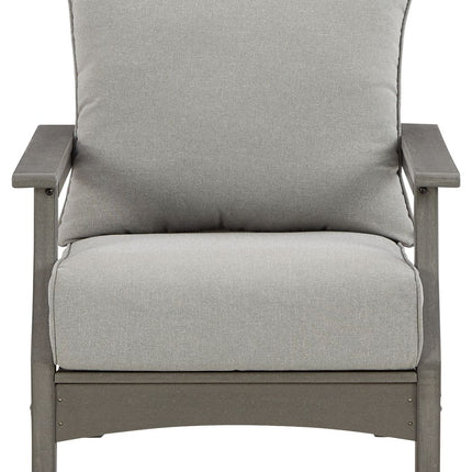 Visola - Lounge Chair w/Cushion (Set of 2) - Gray