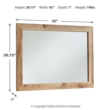 Hyanna - Bedroom Mirror - Tan Brown