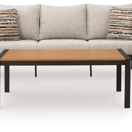 Carmel Highlands - Sofa, Chairs, Table Set (Set of 4) - Dark Brown