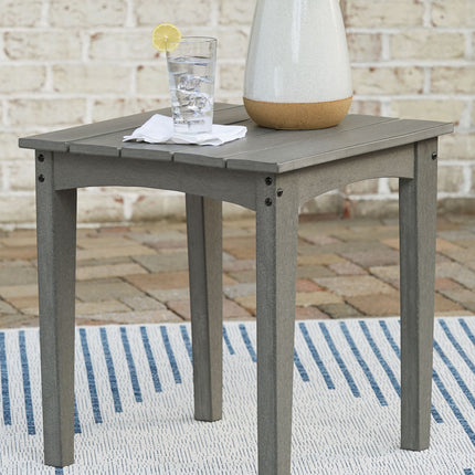 Visola - Square End Table - Gray