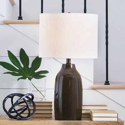 Jyler - Terracotta Table Lamp - Brown