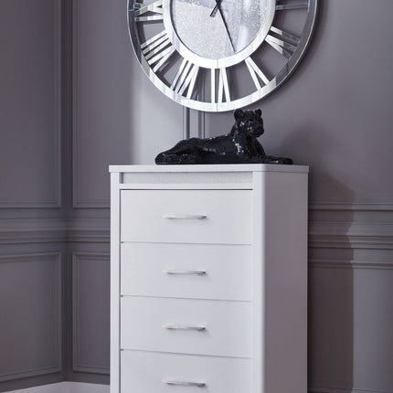 Jarlee - Four Drawer Chest - White