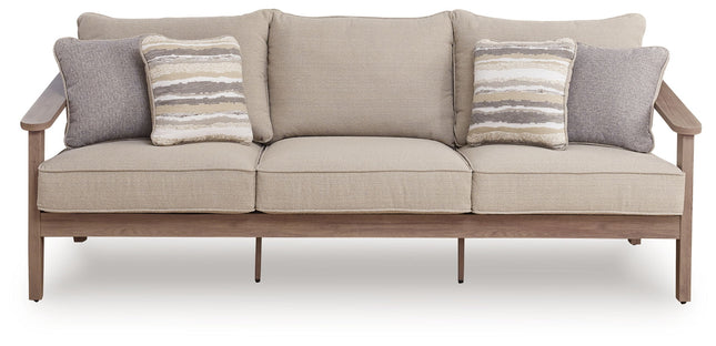 Harmony Headlands - Sofa With Cushion - Natural / Gray