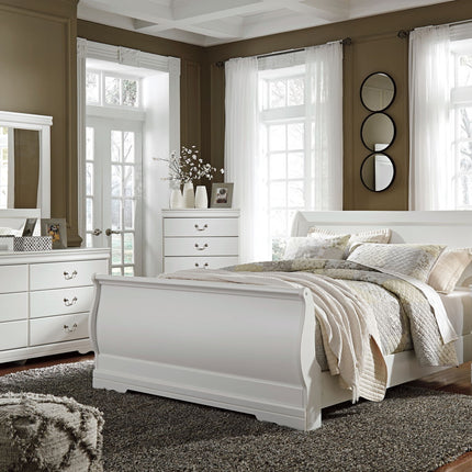 Anarasia - Sleigh Bed Set