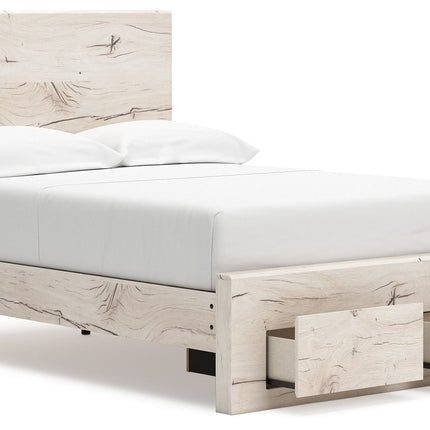 Lawroy - Panel Bed With Storage